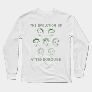 The Evolution of Attenborough Long Sleeve T-Shirt